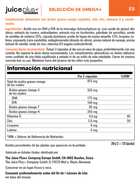 Fruit, groenten, bessen & Omega+ Mix Capsules