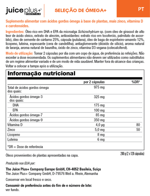 Fruit, groenten, bessen & Omega+ Mix Capsules