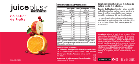 Fruit, groenten en bessenmix capsules