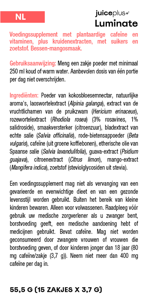 Juice Plus+ Luminate